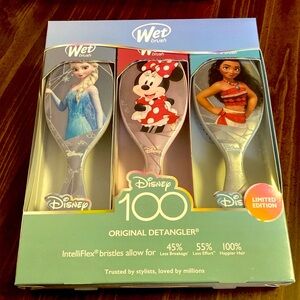 Trio Wet Brush Disney Set - Elsa, Minnie Mouse & Moana